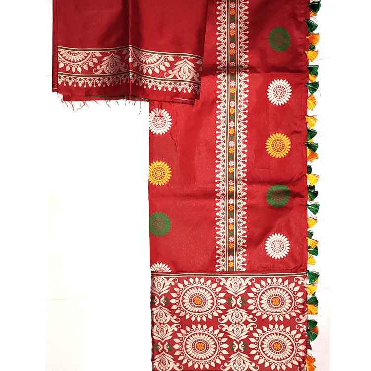 Jio Dokhona with Fasra and blouse material